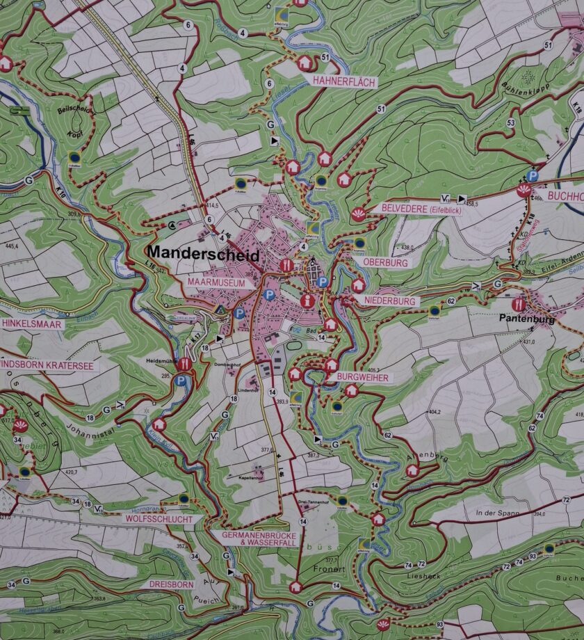 Manderscheid Karte