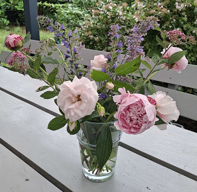 Blumenstrauß aus dem Garten