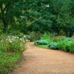 wasserdurchlässiger gartenweg